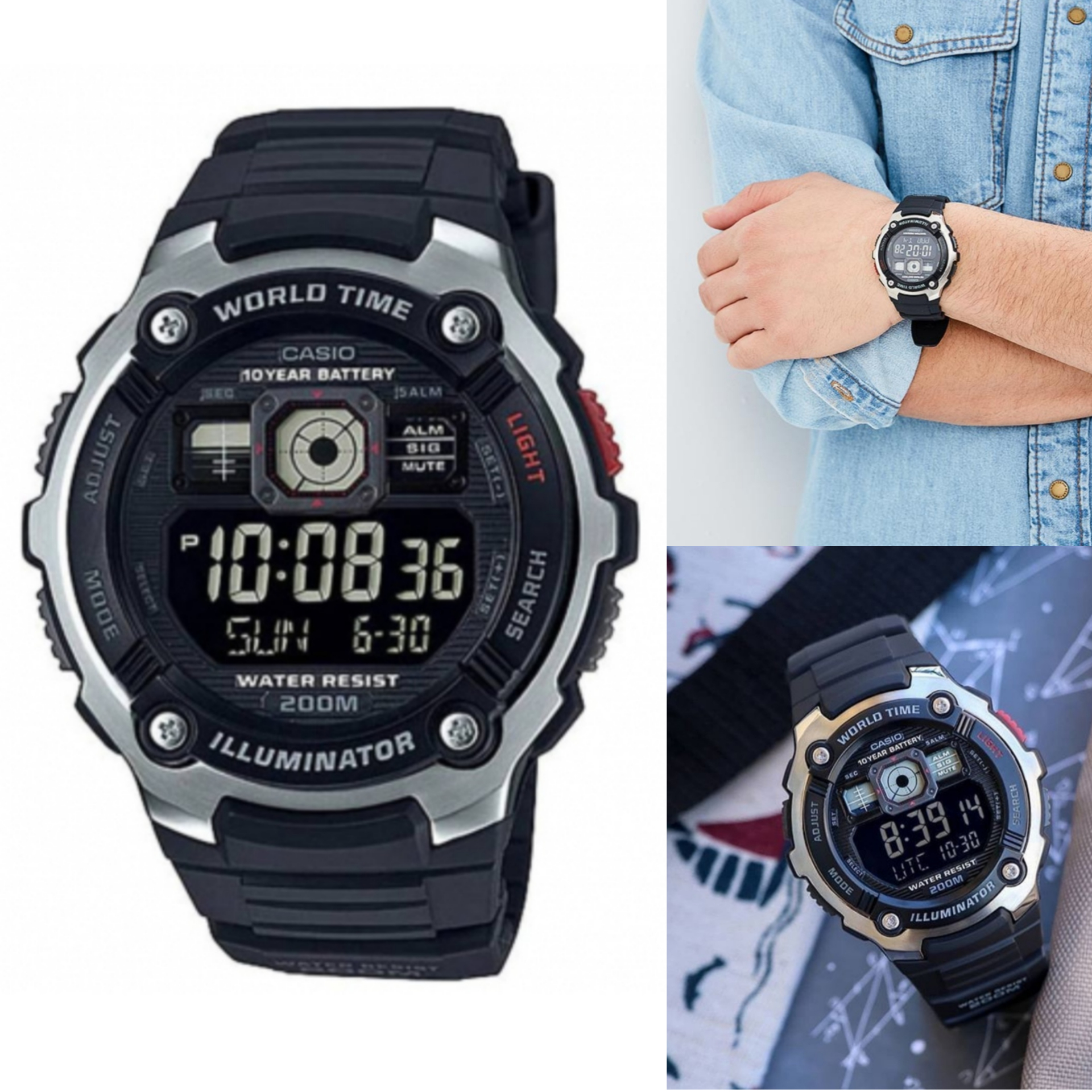 AE-2000W-1B CASIO