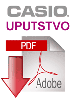 UPUTSTVO ZA UPOTREBU DIGITALNIH MODELA RUČNIH ČASOVNIKA CASIO